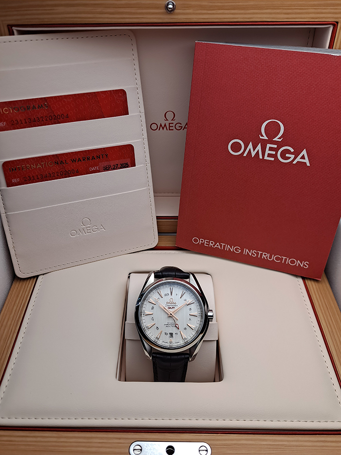 Omega Seamaster Aqua Terra 150M Co-Axial GMT Wristwatch Ref. 231.13.43.22.02.004